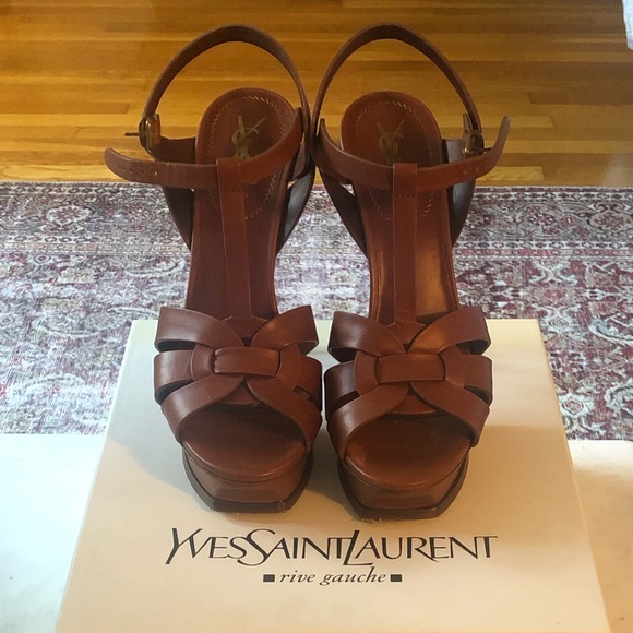 Saint Laurent Tribute Sandals - Picture 1 of 16